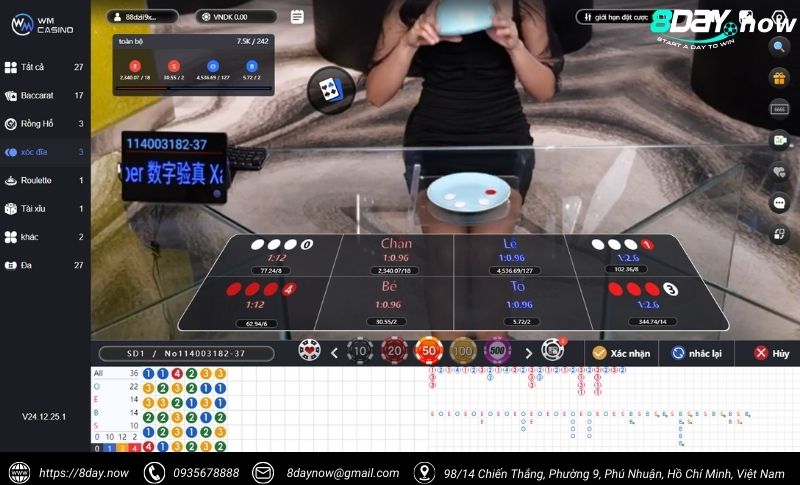 Giao dien sanh game WM Casino 8Day - Hinh 2